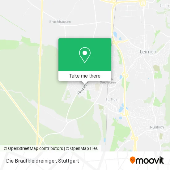 Карта Die Brautkleidreiniger