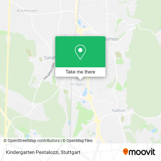 Kindergarten Pestalozzi map
