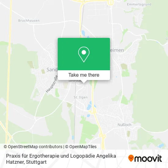 Карта Praxis für Ergotherapie und Logopädie Angelika Hatzner