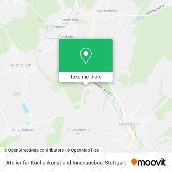 Карта Atelier für Küchenkunst und Innenausbau