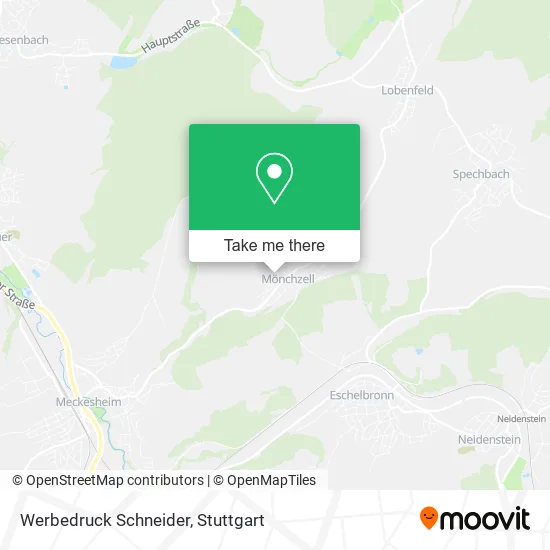 Карта Werbedruck Schneider