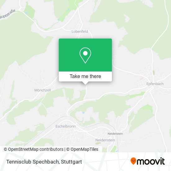 Tennisclub Spechbach map