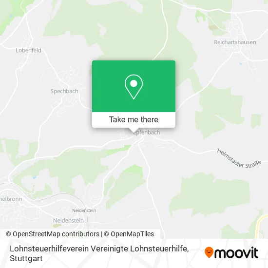 Карта Lohnsteuerhilfeverein Vereinigte Lohnsteuerhilfe
