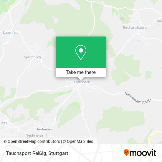 Tauchsport Reißig map