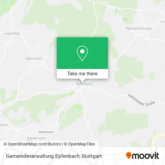 Карта Gemeindeverwaltung Epfenbach