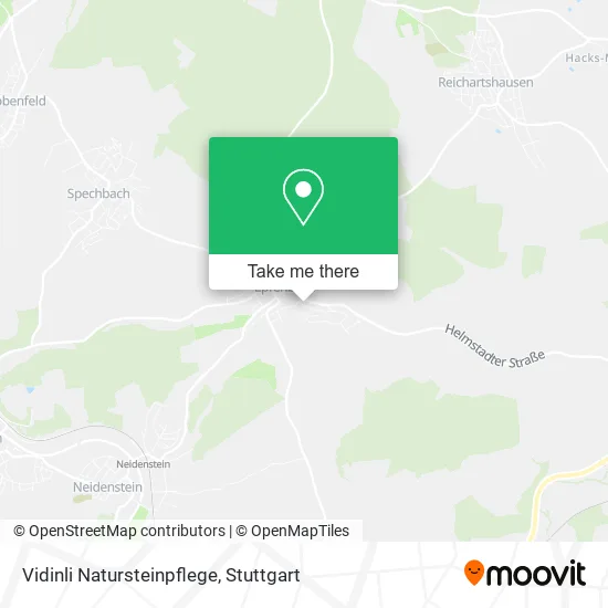 Карта Vidinli Natursteinpflege