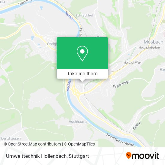 Umwelttechnik Hollenbach map