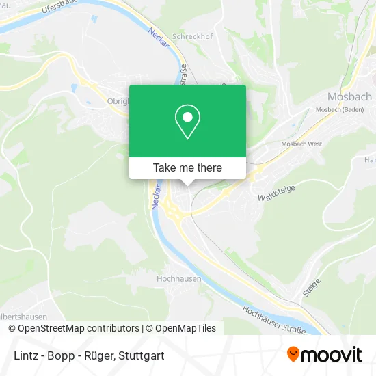 Карта Lintz - Bopp - Rüger