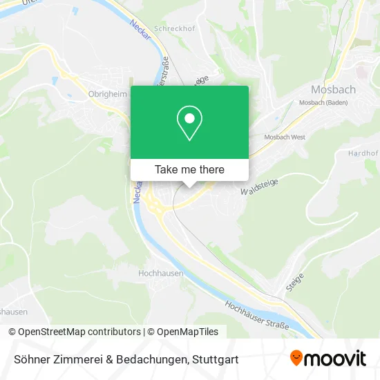 Карта Söhner Zimmerei & Bedachungen