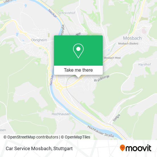 Car Service Mosbach map