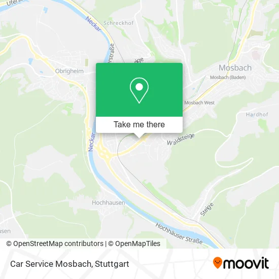 Карта Car Service Mosbach