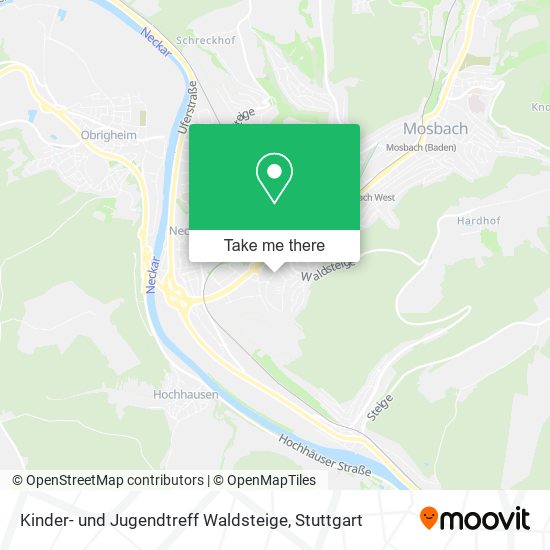 Kinder- und Jugendtreff Waldsteige map