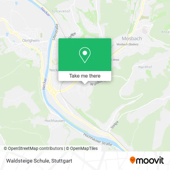 Карта Waldsteige Schule