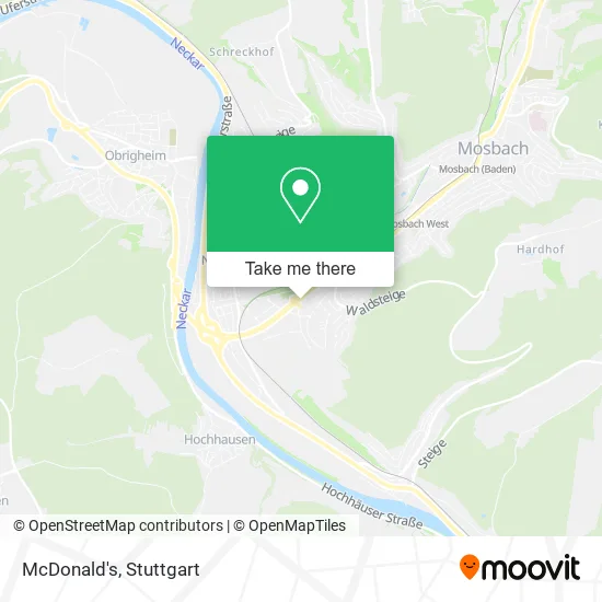 Карта McDonald's