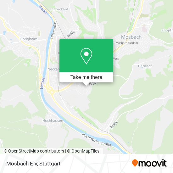 Mosbach E V map