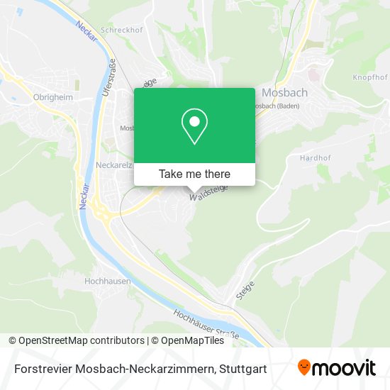 Карта Forstrevier Mosbach-Neckarzimmern