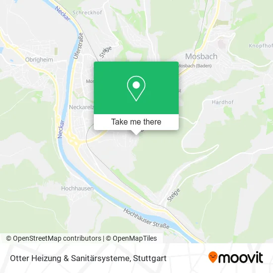 Карта Otter Heizung & Sanitärsysteme