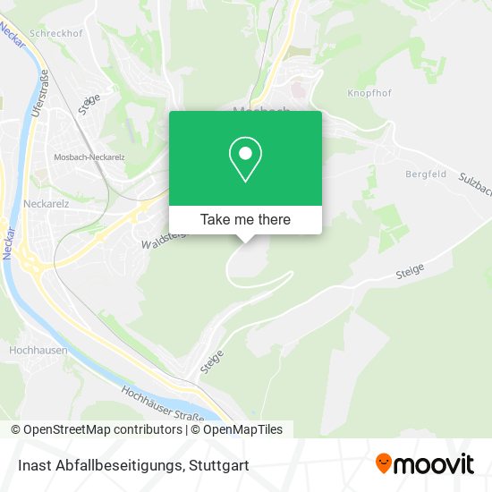 Inast Abfallbeseitigungs map