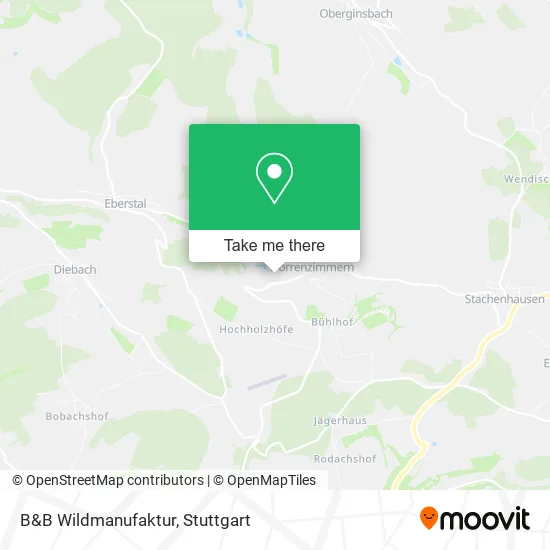 Карта B&B Wildmanufaktur