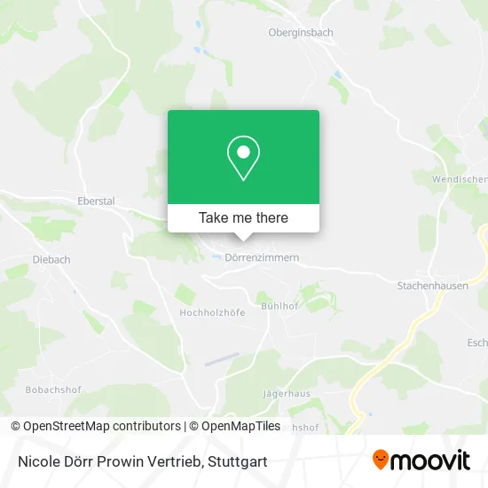 Карта Nicole Dörr Prowin Vertrieb