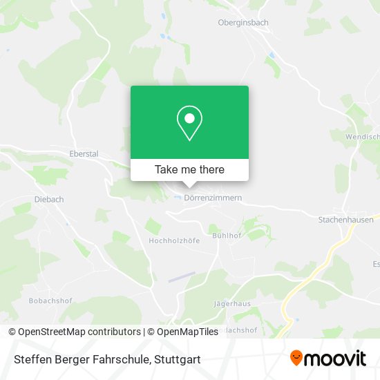 Steffen Berger Fahrschule map