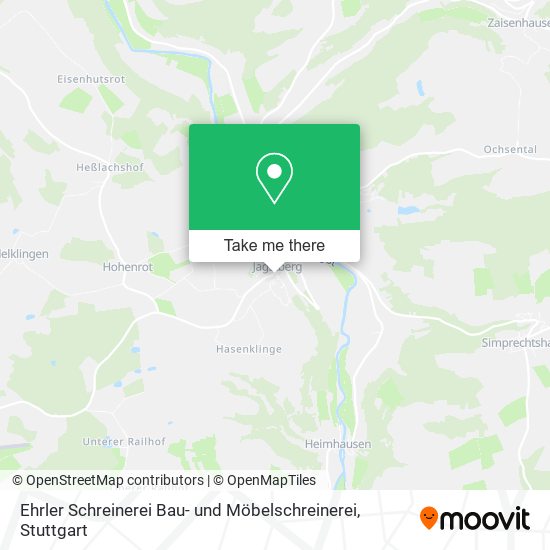 Ehrler Schreinerei Bau- und Möbelschreinerei map