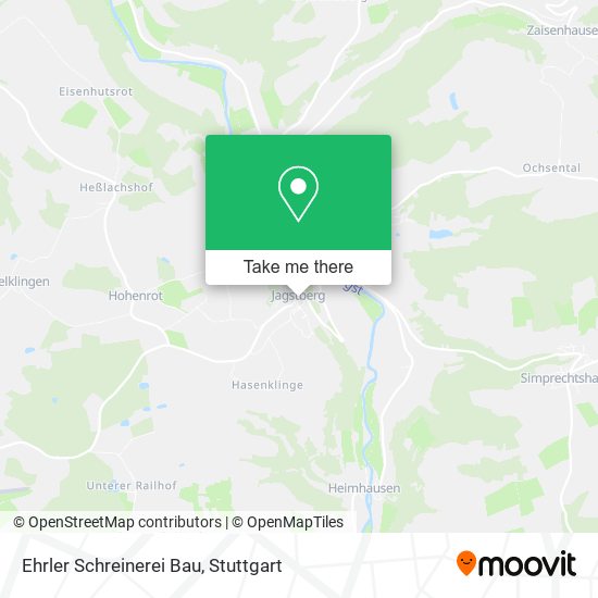 Ehrler Schreinerei Bau map