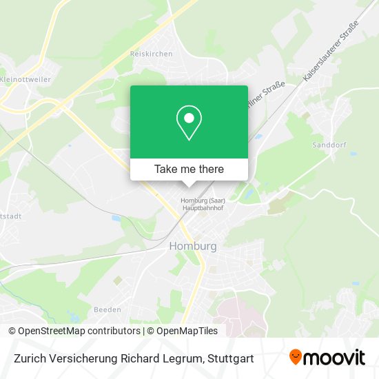 Карта Zurich Versicherung Richard Legrum