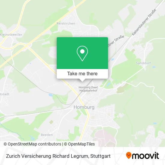 Карта Zurich Versicherung Richard Legrum