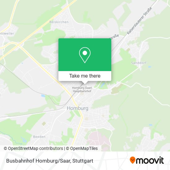 Карта Busbahnhof Homburg/Saar