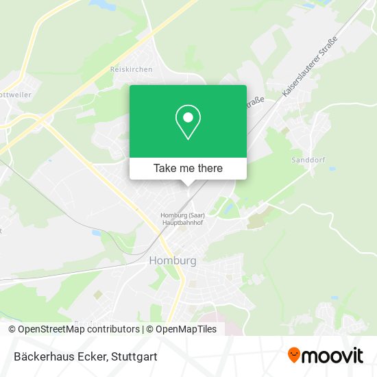 Bäckerhaus Ecker map