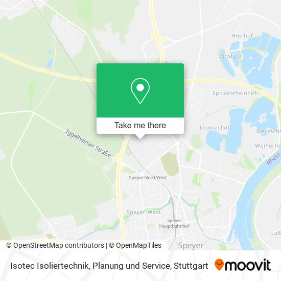 Карта Isotec Isoliertechnik, Planung und Service