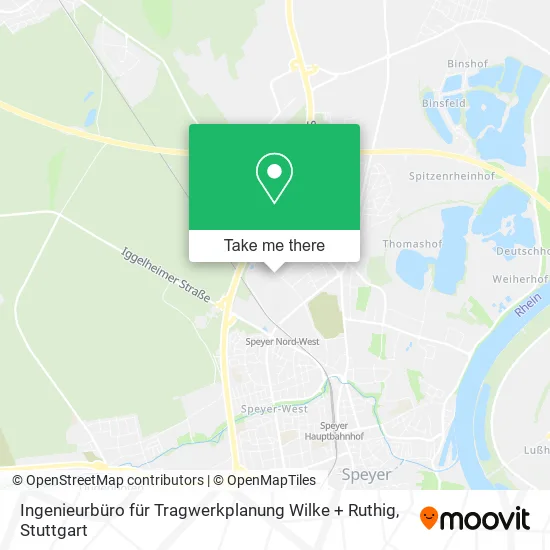 Карта Ingenieurbüro für Tragwerkplanung Wilke + Ruthig