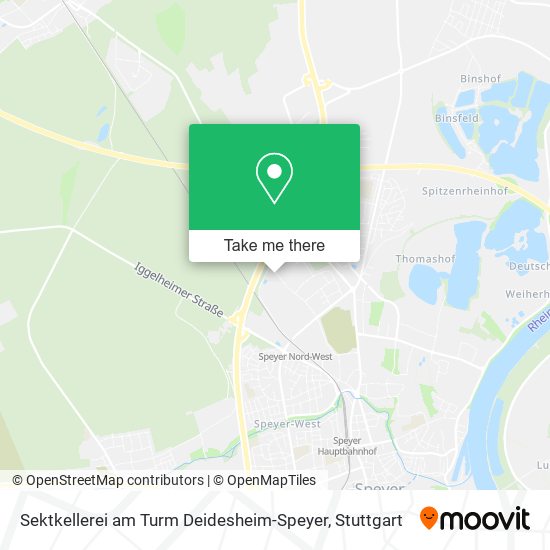Sektkellerei am Turm Deidesheim-Speyer map