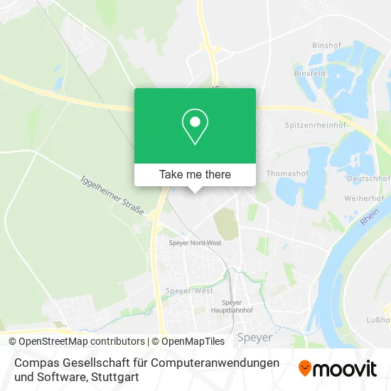 Карта Compas Gesellschaft für Computeranwendungen und Software