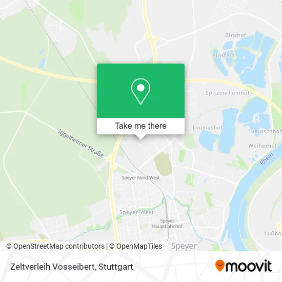 Карта Zeltverleih Vosseibert