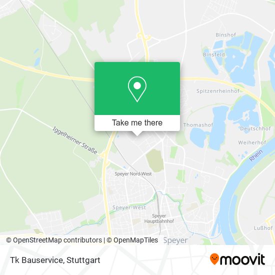 Карта Tk Bauservice