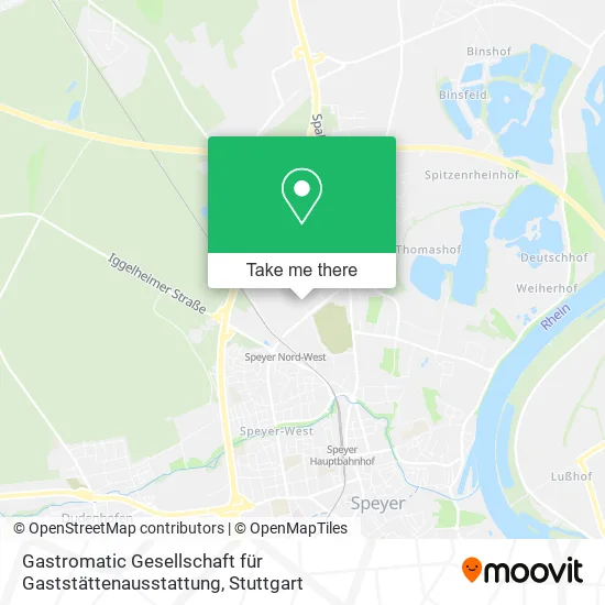 Карта Gastromatic Gesellschaft für Gaststättenausstattung