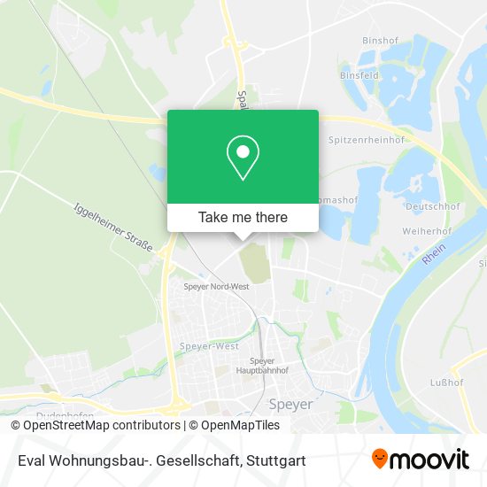 Eval Wohnungsbau-. Gesellschaft map