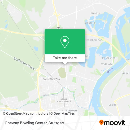 Карта Oneway Bowling Center