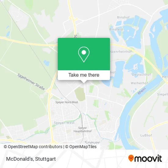 Карта McDonald's