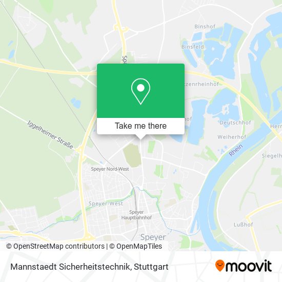 Карта Mannstaedt Sicherheitstechnik