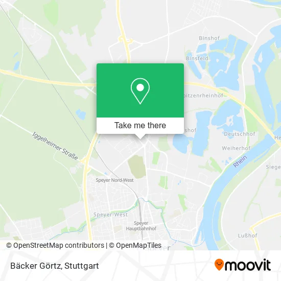 Карта Bäcker Görtz