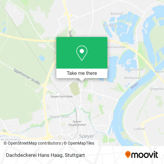 Карта Dachdeckerei Hans Haag