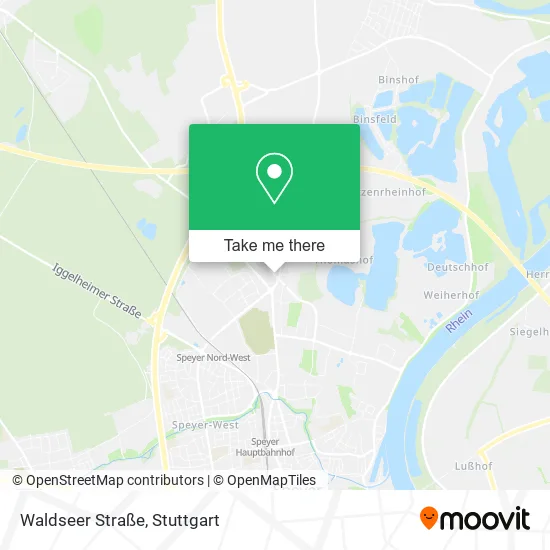 Карта Waldseer Straße