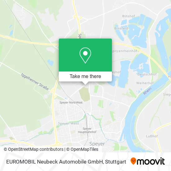 Карта EUROMOBIL Neubeck Automobile GmbH