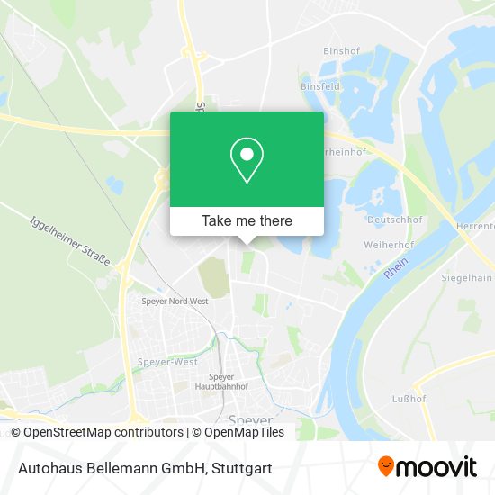 Autohaus Bellemann GmbH map