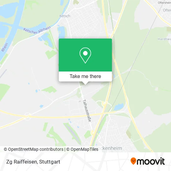 Zg Raiffeisen map