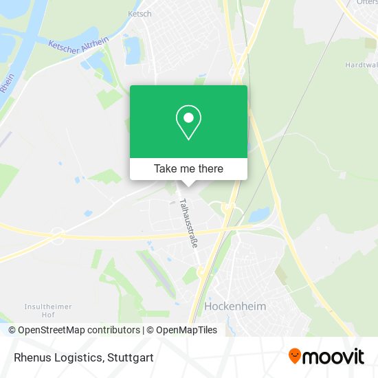 Карта Rhenus Logistics