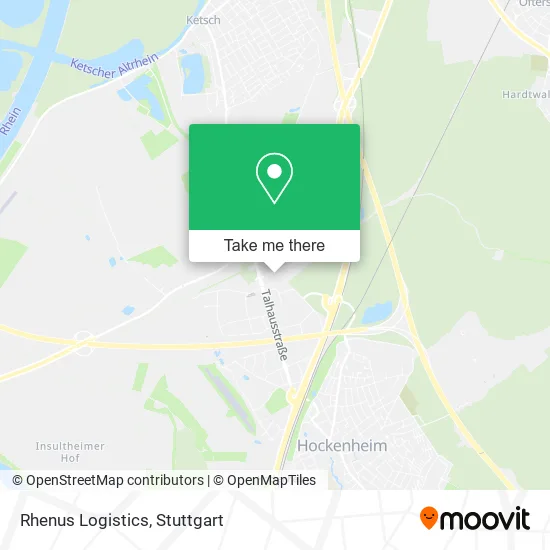 Карта Rhenus Logistics